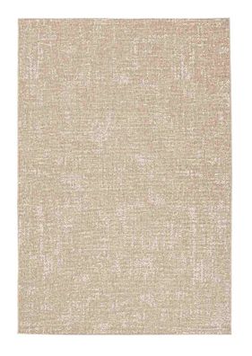 Outdoor Teppich Lian aus robustem Kunststoff, modern, Beige, 200x290 cm, ideal