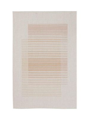 Outdoor-Teppich Kino aus Mischgewebe, modern, Beige Orange, 160x230 cm,