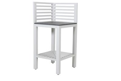 Outdoor Küche Bellac Eck-Element von Brafab aus Aluminium und Stein, modern,