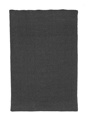 Outdoor-Teppich Daya, pflegeleichter Kunststoff, modern rechteckig, dunkelgrau,