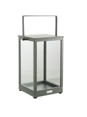 Windlicht Belfort aus Aluminium, modern, Nordic Green, großes Design für