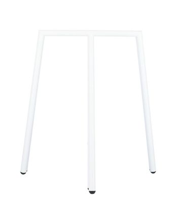 Tischgestell Benito 2er Set, pulverbeschichtetes Metall, modern, Weiß, flexibel