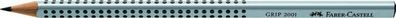 Faber Castell Bleistift Grip 2001 B silber
