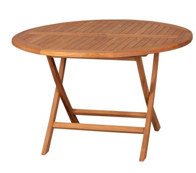 deVries Teakholz-Gartentisch Woodie - ø 120 cm