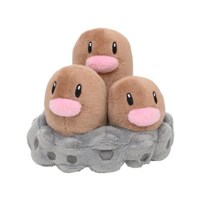 Pokemon Digdri Kuscheltier - 12 cm Pléschtier Dugtrio