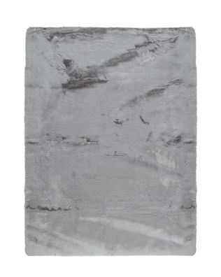 Teppich Tiril aus Polyester, modern, silber, 160x220 cm, pflegeleicht für den