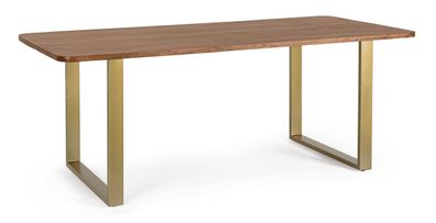 Esstisch Vital aus Akazienholz, modernes Design, rechteckig, natur,