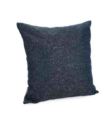 Kissen Ipek 2er-Set aus Olefin-Stoff, modern, wasserabweisend, dunkelblau, 45x45