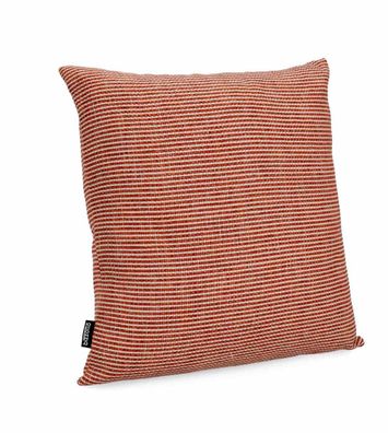 Outdoor Kissen Merve 2er-Set aus Melange-Stoff, wasserabweisend, Orange, 50x50