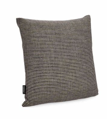 Outdoor Kissen Merve 2er-Set aus Melange-Stoff, wasserabweisend, braun, 50x50 cm