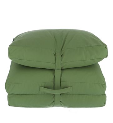 Bodenkissen Sheffield faltbar, Polyacryl Bezug, Outdoor geeignet, grün,