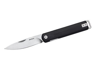 Herbertz Taschenmesser Liner Lock, schwarz G10