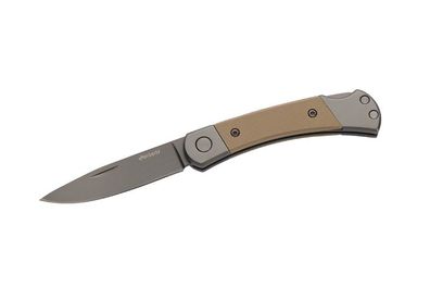 Herbertz, Taschenmesser, Titanbeschichtung Grau, D2, Small, Sand