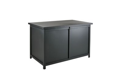 Gartentruhe Hide 125x75 cm von Brafab, aus Aluminium, modern, in Anthrazit, mit