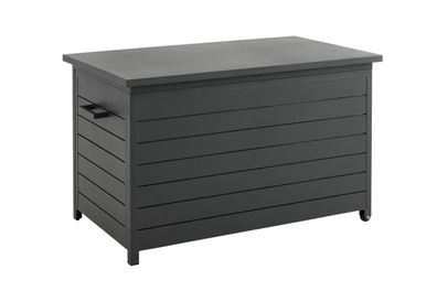 Gartentruhe Gäster Small von Brafab aus Aluminium, modern, anthrazit, mit Rädern