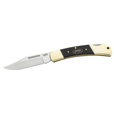 CJH Taschenmesser, 440C-Stahl, Holz-Griff, Neusilber-Beschläge, Mod. M