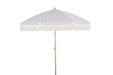Sonnenschirm Gatsby von Brafab aus Polycotton und Buche, rund, klappbar,