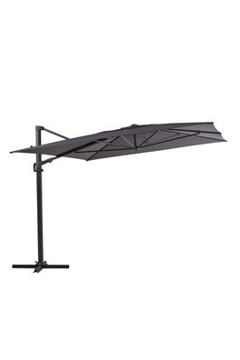 Sonnenschirm Vinovo, aus Aluminium und Polyester, rechteckig, anthrazit, neigbar