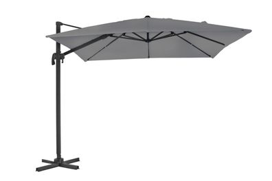 Sonnenschirm Linz 3x3 m von Brafab, aus Aluminium und Polyester, modern,