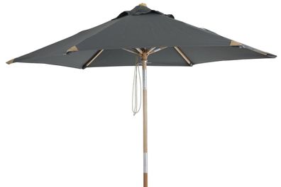 Sonnenschirm Trieste von Brafab aus Buchenholz mit Polyester-Stoff, modern
