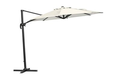 Sonnenschirm Linz aus Aluminium, modern mit winddichtem Kamin, rund, Ø 300 cm,