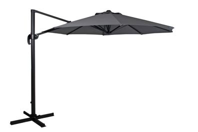 Sonnenschirm Linz von Brafab, aus Aluminium und Polyester, modern,