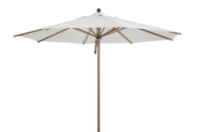 Sonnenschirm Paliano aus Aluminium und Polyester, modern skandinavisch, rund,