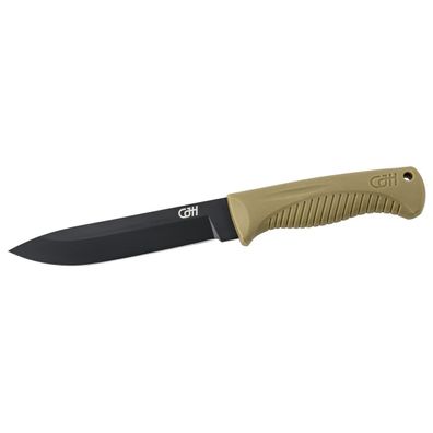 Herbertz CJH Outdoormesser, GFN olivgrün, feststehend, Scheide