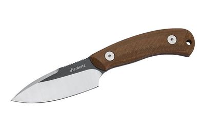 Herbertz Gürtelmesser D2 Stahl, braun micarta