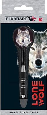 Elkadart Lone Wolf, Soft Dart, 18 Gramm, Nickelsilver