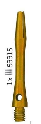 Bull´s Dart Aluminium Shaft, short, Simplex, Gold