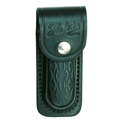 Herbertz Messer Etui aus Leder mit 15 cm in Schwarz