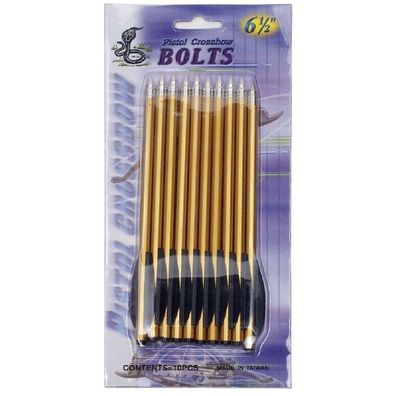 Aluminiumbolzen für Armbrustpistole, 10 Stück, Armbrustbolzen mit Schraubspitze