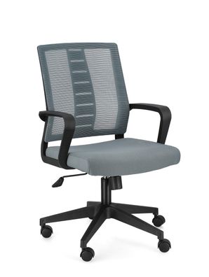 Bürostuhl Roman mit Armlehne, Stoff und Kunststoff, modern, höhenverstellbar,