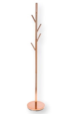Kleiderständer Detroit aus Metall, modernes Design, Kupfer, 6 Haken, Jan Kurtz,