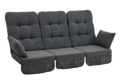 Sitzkissen Softa Delux von Brafab aus Mischgewebe, klassisch, anthrazit,