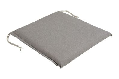 Sitzkissen Florina von Brafab aus Dralon-Stoff, modern, beige, mit Bändern,