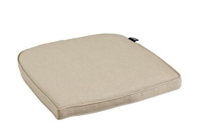 Sitzkissen Florina für Gartenstühle, aus Dralon-Stoff, klassisch, taupe, 48x48x6