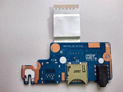 Acer TravelMate TMP414RN SD-Kartenleser+Audio Board E239218 mit Kabel
