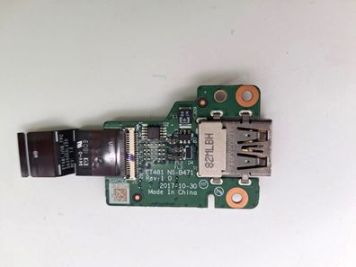 Lenovo ThinkPad T480s Original USB Board mit Kabel NS-B471