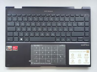 Asus Zenbook Flip 14 UN5401Q Handauflage Tastatur QWERTZ 13N1-F8A0201