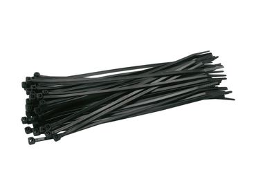 Kabelbinder schwarz 100x2.5mm 100 Stück Befestigung Elektronik ToolTech 66000