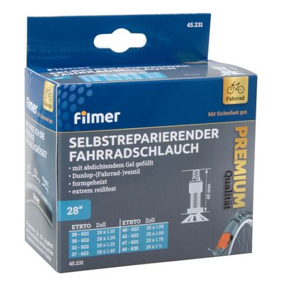 Filmer 45.231 Selbstreparierender Schlauch 28x15/8x3/8 Dunlop