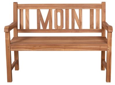deVries Teakholz Gartenbank Woodie MOIN 120 cm