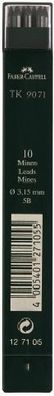 Faber Castell Fallmine TK 9071 3,15 mm Härtegrad 5B 10 Minen