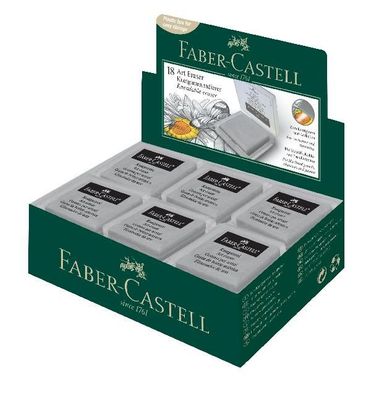 Faber Castell Radierer Knetg. Art Eraser grau 50x35x9