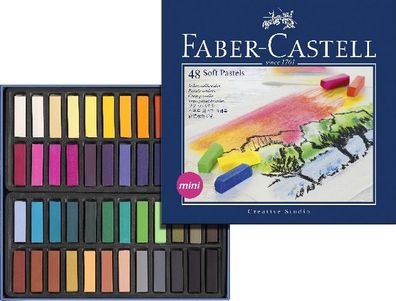 Faber Castell Softpastellkreiden 8 mm x 33 mm 48er