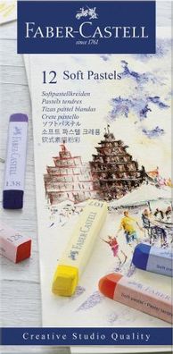 Faber Castell Softpastellkreiden 8 mm x 66 mm 12er