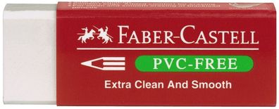 Faber Castell Radierer PVC-frei 60x22x11 mm weiß