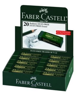 Faber Castell Radierer Dust-free 63x22x11 mm Art eraser